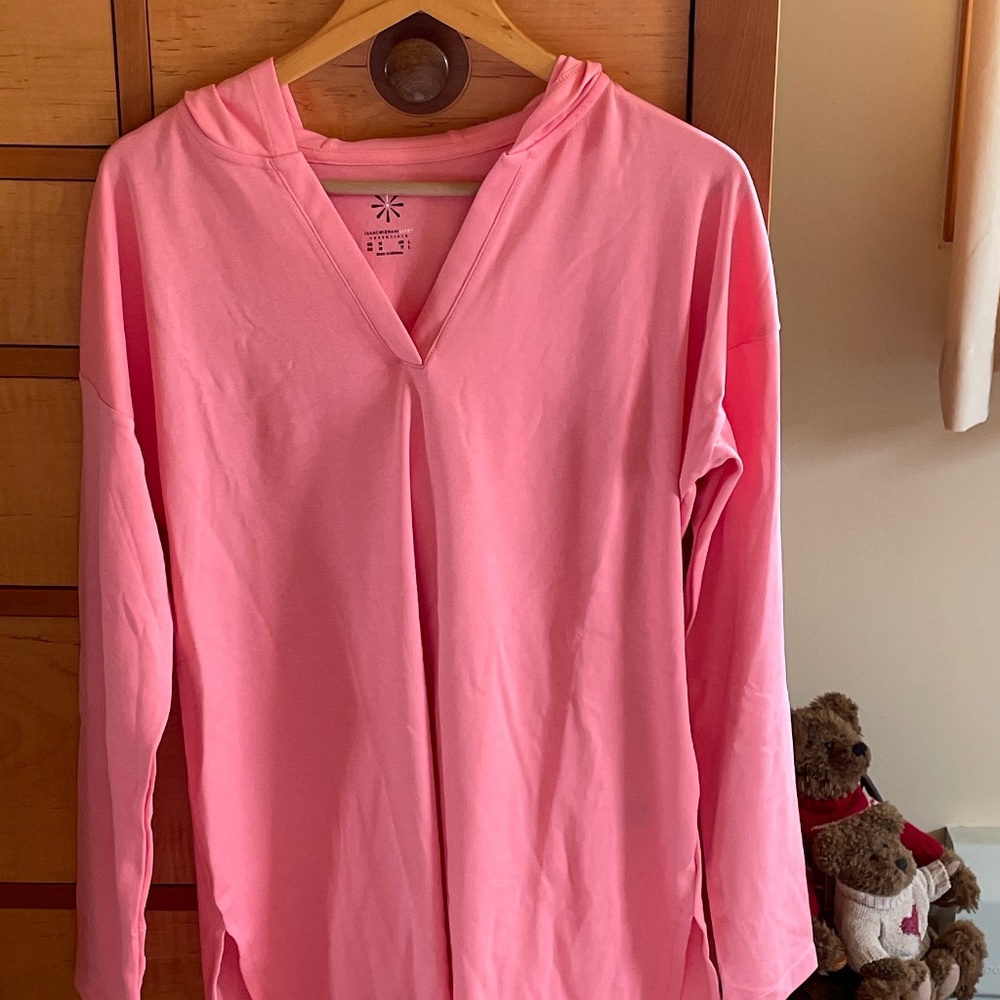 Isaac Mizrahi hooded tunic